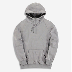 เสื้อฮู้ดแขนยาวสำหรับผู้ชาย, เสื้อฮู้ดแบบมีซิปครึ่งตัวลำลองผ้าฝ้ายคุณภาพสูงราคาขายส่งจากปากีสถาน - Product Image 3