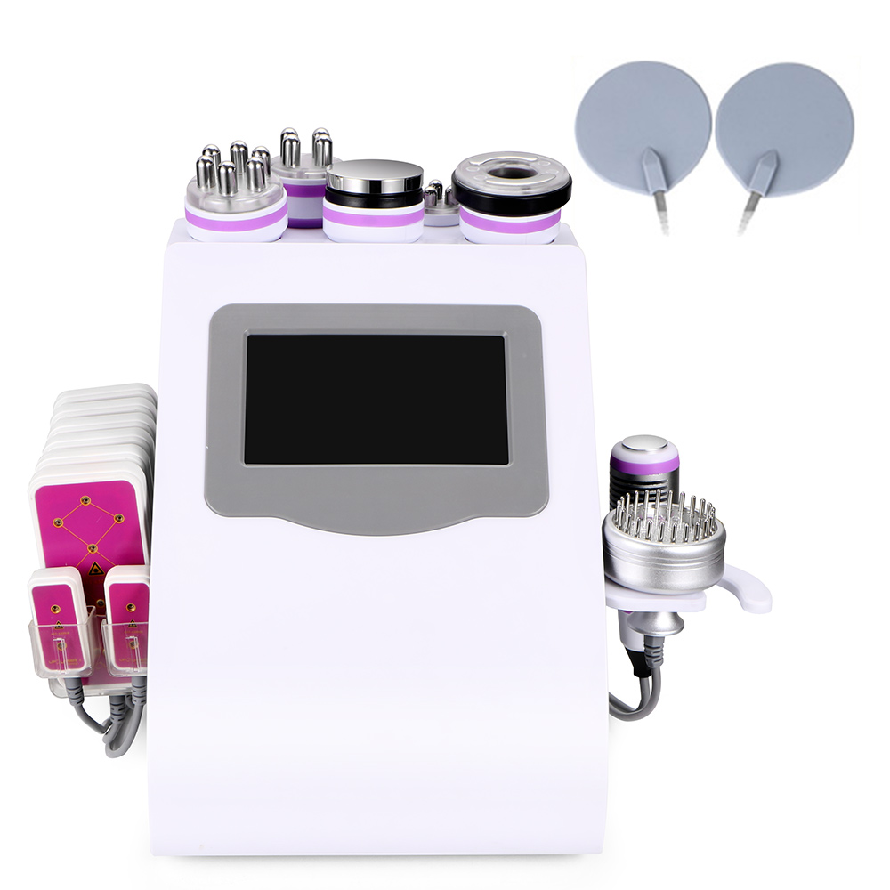 Mychway 10 EM 1 Uniosetion Cavitação Vácuo RF LipoLaser 5mw Frio Fóton Micro Atual Slimming a Máquina Para Utilização do Salão de beleza