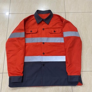 Uniforme Industrial Personalizable para Hombre, de Poliéster y Algodón, con Fusión sin Costuras, OEM - Product Image 1