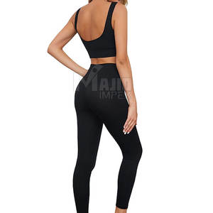 ชุดโยคะระบายอากาศร้อนขายแปนเด็กซ์/ โพลีเอสเตอร์ทำโยคะชุดสำหรับขาย - Product Image 3