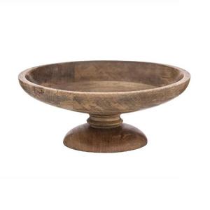 Saladier décoratif en bois émaillé imprimé bol de service rond assiette de chargeur pour la cuisine imprimée en gros - Product Image 4