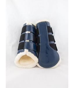 Botas de protección con cepillado de vellón para caballos, equipo de equitación ecuestre, alta calidad, novedad - Product Image 1