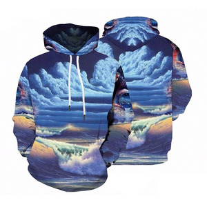 Sudaderas Multicolore Sublimation Impression Numérique Personnalisée Hoodies pour Hommes Sudadera 3d Vente en Gros Fabrication Pull Over Hoodie. - Product Image 4