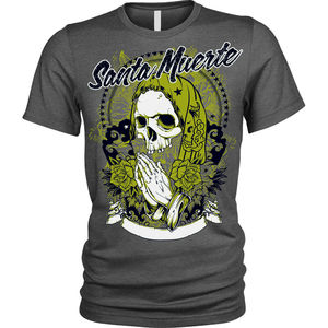 Camiseta de manga corta personalizada para hombre, Impresión de Horror por sublimación 3D, colorida - Product Image 1