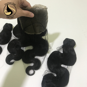Vente en gros de cheveux, cuticules indiennes brutes alignées, cheveux humains, Double trame, Extension, Body Wave HD, ensemble de fermeture en dentelle - Product Image 3