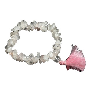 กำไลข้อมือคริสตัลอาเกตและเพชรเทียมแบบคลาสสิกสำหรับทุกเพศ - Product Image 1