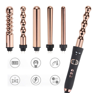 เครื่องม้วนผมเซรามิก High Tide รุ่น OEM Mermaid แบบ 3 แกน พร้อมหน้าจอ LCD สำหรับช่างทำ<span class=keywords><strong>ผม</strong></span> - Product Image 2