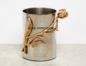 Wholesale Home Kitchenware Accessories Finest Quality Gold Plated Shiny Burner Bowl With <b>Lid</b> Latest Designer <b>Decorative</b> Bowl - Product Image 6