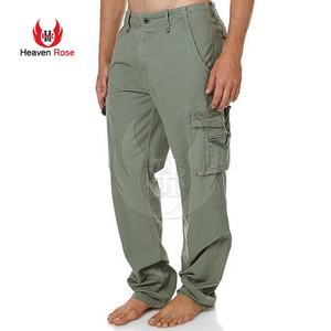 Pantalones cargo informales de secado rápido a prueba de viento de cintura media ligeros de ajuste regular para hombre, pantalones de algodón para seguridad en el lugar de trabajo - Product Image 1