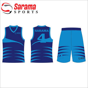 เครื่องแบบบาสเก็ตบอลชุดบาสเก็ตบอลเสื้อเจอร์ซีย์ที่ออกแบบและโลโก้ได้ตามต้องการ - Product Image 2