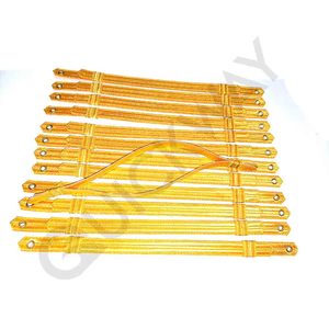 Correas de barbilla de Oficial ceremonial de color dorado personalizado Cordón de sombrero cómodo para exteriores en gran cantidad a la venta - Product Image 1