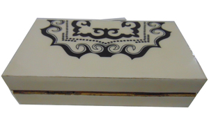 Beige Noir Artisanal Résine Embrayage - Product Image 5