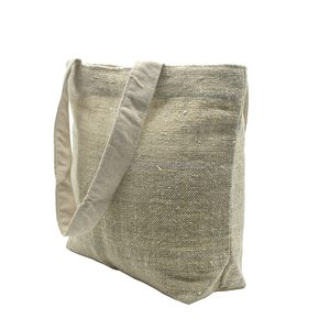 Sac fourre-tout en chanvre naturel fait main, écologique, tissé à la main, pour le shopping, la plage, les courses, à porter à l'épaule, pour femmes, logo personnalisé, vente en gros - Product Image 5