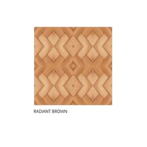 Carreaux de sol en porcelaine décoratifs Design ligne parallèle couleur marron 40x40cm - Product Image 3