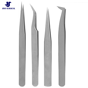 Venta al por mayor Super Sólido 11cm 14cm Fuente de alimentación manual Pinzas para extensión de pestañas Etiqueta privada Base de instrumentos quirúrgicos - Product Image 3