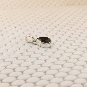 จี้ลูกแพร์สเตอร์ลิงสีน้ำตาลสโมควอทซ์925สไตล์น่ารักใส่ได้ทุกวันใส่ได้ทั้งชายและหญิงเครื่องประดับฝังหนามเตย - Product Image 4