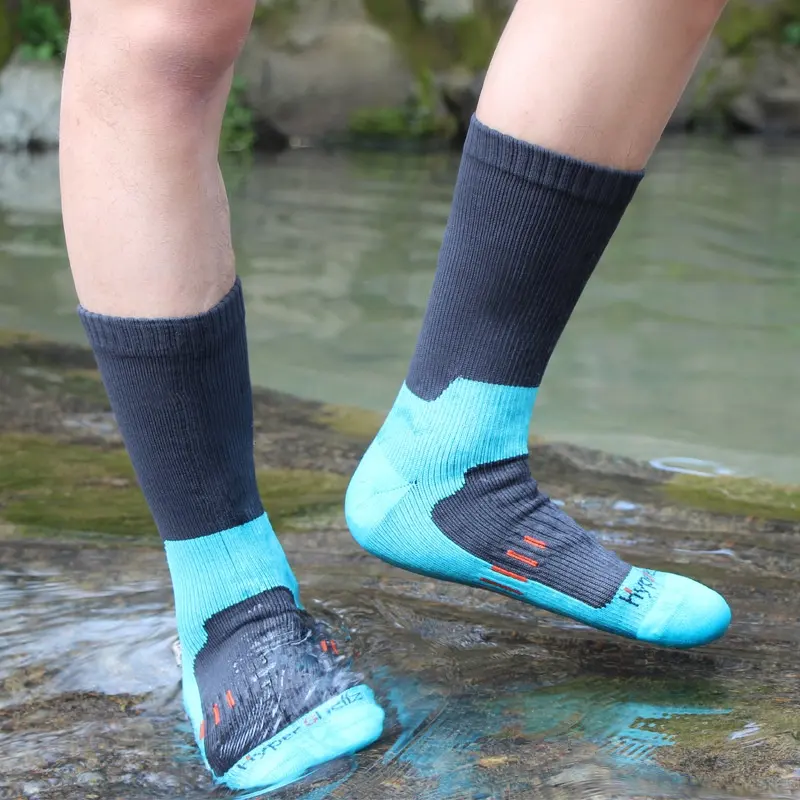MEIKAN 100% Waterproof Socks Unisex Digital Printing Breathable Hiking Trekking Ski Wading Socks 