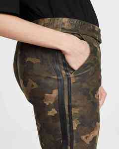 Pantalones rectos de lona ecológicos informales de verano para mujer PERSONALIZADOS-Mezcla de poliéster/algodón de longitud completa Regular Fit Nueva llegada - Product Image 5