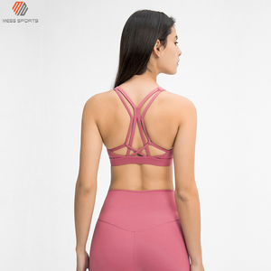 Plus Size Sexy Lightweight Breathable Four-Way <b>Stretch</b> Sports <b>Bra</b> Women Training Gym Fitness Shockproof <b>Bra</b> Top Adjustable - Product Image 2