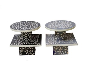Best Quality Bone Inlay <b>Cake</b> <b>Stand</b> Wooden Birthday <b>Cake</b> <b>Stand</b> Wedding <b>Cake</b> <b>Stand</b> Manufacture From India by Quality Handicrafts - Product Image 2