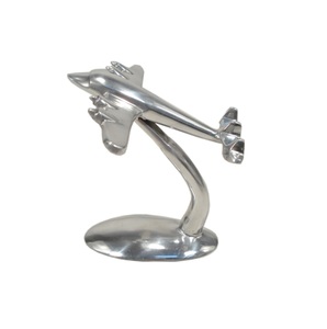 Excellent Quality Aluminium <b>Model</b> Silver <b>Aeroplane</b> With Stand - Product Image 1