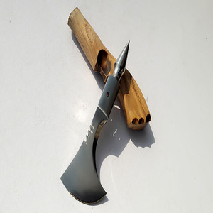 Mdm rìu công cụ Săn Bắn thép carbon cao Spike rìu dài râu thép carbon cao giả mạo rìu đầu 9 "Chiều dài tổng thể cho cắm trại - Product Image 3