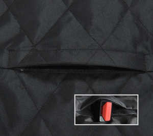 Meilleure housse de protection de siège arrière pour chien personnalisable Hamac en jean antidérapant et anti-rayures avec motif imprimé pour chiens - Product Image 5