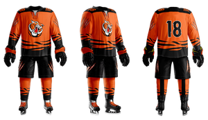 Uniformes de hockey sobre hielo, sublimación personalizada, 100% poliéster, Unisex, equipo OEM - Product Image 6