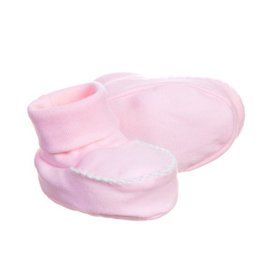 100% Pure Cotton New Latest Design Cotton baby Booties at Wholesale Price - 100% organic cotton booties - Product Image 1