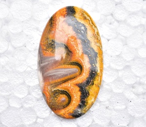 Bumble Bee Cabochon High Quality Indonesian Bumble Bee Jasper Cabochon Loose Gemstones Handmade Bumble Bee Jasper Cabochon - Product Image 2
