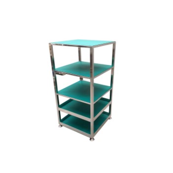 5 tier storage working table with stainless steel
