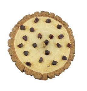 Pendentif pierre de lune arc-en-ciel pierre de naissance brute or vermeil finition fil plaqué or rhodium enroulé breloque en argent sterling - Product Image 3