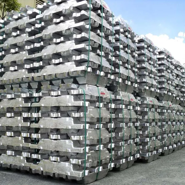 Ingot Aluminium Murah 99.7% 99.9% Harga Wajar Batang Logam Campuran Aluminium