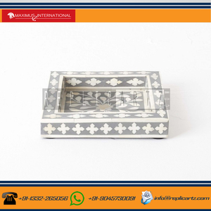 Plateaux de service en incrustation de résine de nacre multi de haute qualité plateaux de service pour Table basse pour salle de bain cuisine et salon - Product Image 2