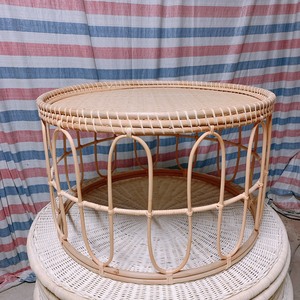 Mesa de centro de ratán hecha a mano de alta calidad, superventas, muebles de sala de estar modernos de Vietnam, 50cm - Product Image 2