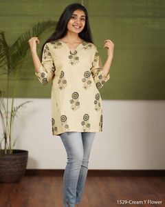 Classic Ladies Jeans Kurta Designs At 