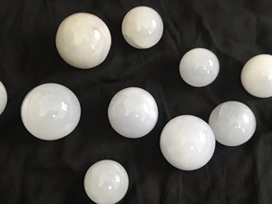 Esferas de piedras preciosas de Calcedonia azul para curación y Reiki, alta calidad - Product Image 5