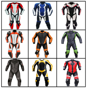 Costume en cuir de moto Kawasaki course, en cuir sur mesure, approuvé CE, vente en gros, - Product Image 6