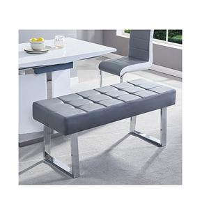 Banco de calidad superior con asiento de plumas Banco de color dorado de acero inoxidable para uso en la sala de estar del hotel en casa - Product Image 5