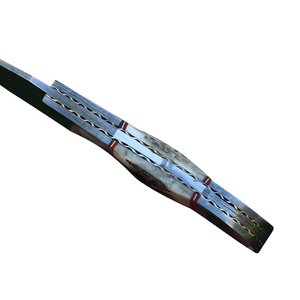 D'origine manche en bois couteau de chasse en acier damas petit couteau de chasse de poche pour camping en plein air randonnée - Product Image 6