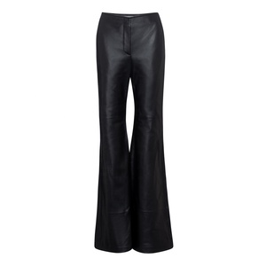 Mujer Darkness high-rise acampanado pantalones de cuero - Product Image 5