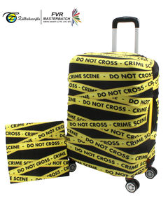 Cubierta de maleta con impresión personalizada, protector de LICRA elástico con diseño de patrón de placa, cubierta de maleta personalizada hecha en Turquía - Product Image 4