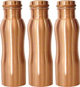 Bouteille Thermos de YOGA en cuivre pur 600 et 900 ml, fait à la main, de haute qualité, imprimé, pour la santé - Product Image 6