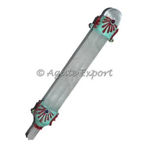 Baguettes de Quartz en Cristal Tibétain de Guérison Naturelle, Bâtons de Pierres Précieuses - Product Image 2