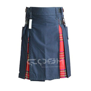 Hybrid Kilt for Men Cotton With Tartan <b>Box</b> Pleated Kilt for Sale Best Selling Original Stylish Kilts Supplier and Manufacturer - Product Image 5