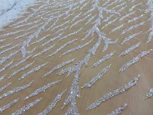 Ropa de novia personalizada con cuentas, lentejuelas de cristal y perlas - Product Image 2