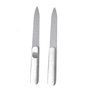 Outil de manucure et de pédicure en acier inoxydable, lime à ongles, soins personnels, vente en gros, - Product Image 3