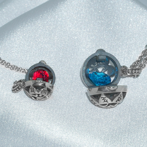 Dernière Mode Anniversaire Pierre Collier Pour Couple - Product Image 3