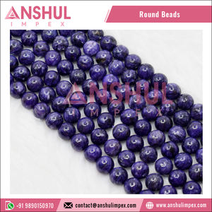 Grande Demande, Qualité Supérieure : Perles de Pierre Naturelle Colorées Teintées 8mm pour Décoration, Vente Directe Usine - Anshul Impex - Product Image 4