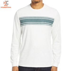 เสื้อสเวตเชิ้ตคอกลมแบบลำลองสำหรับผู้ชาย ผ้าหนานุ่มคุณภาพสูง พิมพ์โลโก้ได้ตามต้องการ ทรงหลวมไหล่ตก เหมาะสำหรับฤดูหนาว - Product Image 4